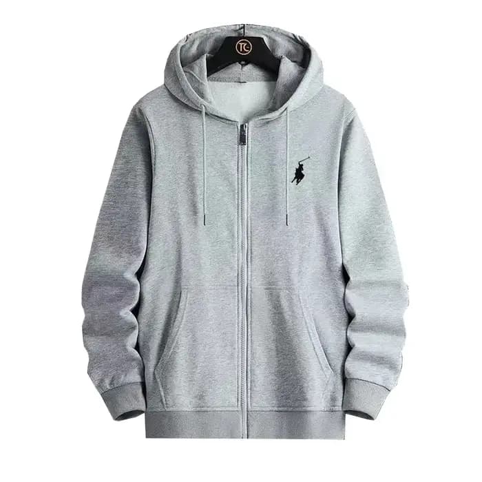 Ensemble de sweat-shirt pour homme RL avec logo brodé et fermeture éclair