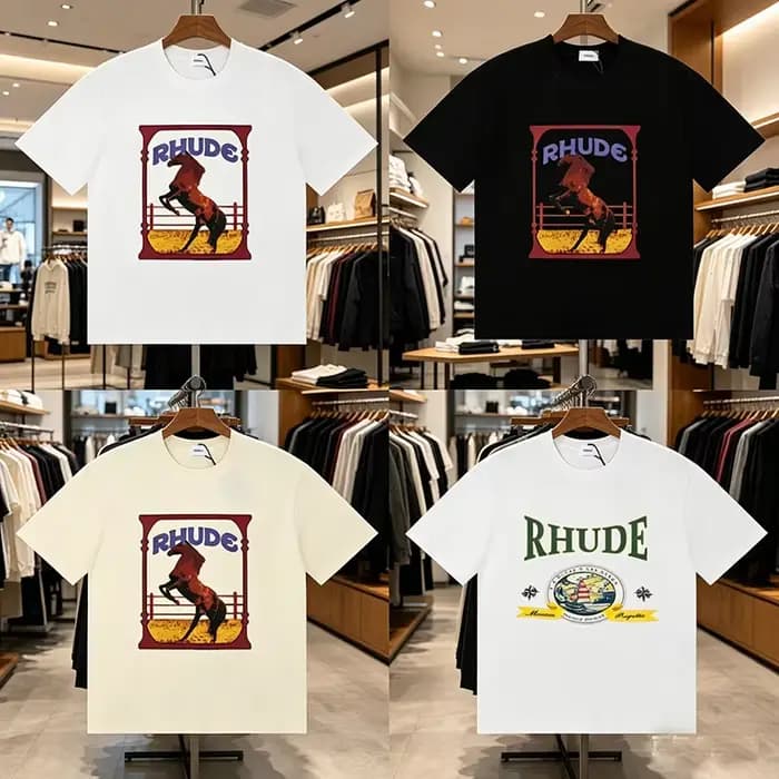 T-shirt Rhude de haute qualité
