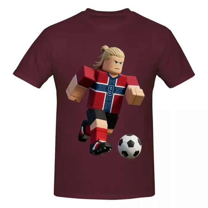 Erling Haaland T-shirts vintage au design amusant, graphiques Y2K Pops, en coton, pour hommes et fem