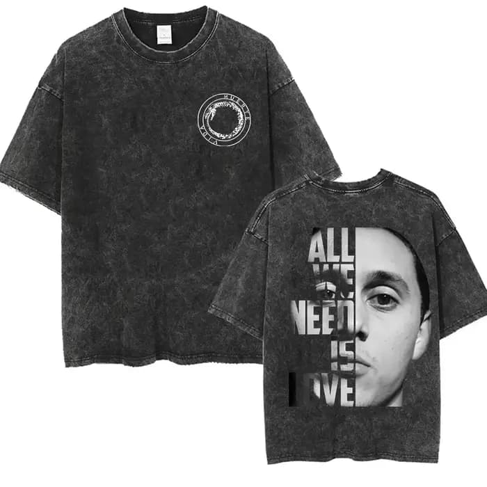 Vintage lavé Canserbero Logo 2025 Merch t-shirts Rap Style gothique Hip Hop T-shirt à manches courtes hommes femmes