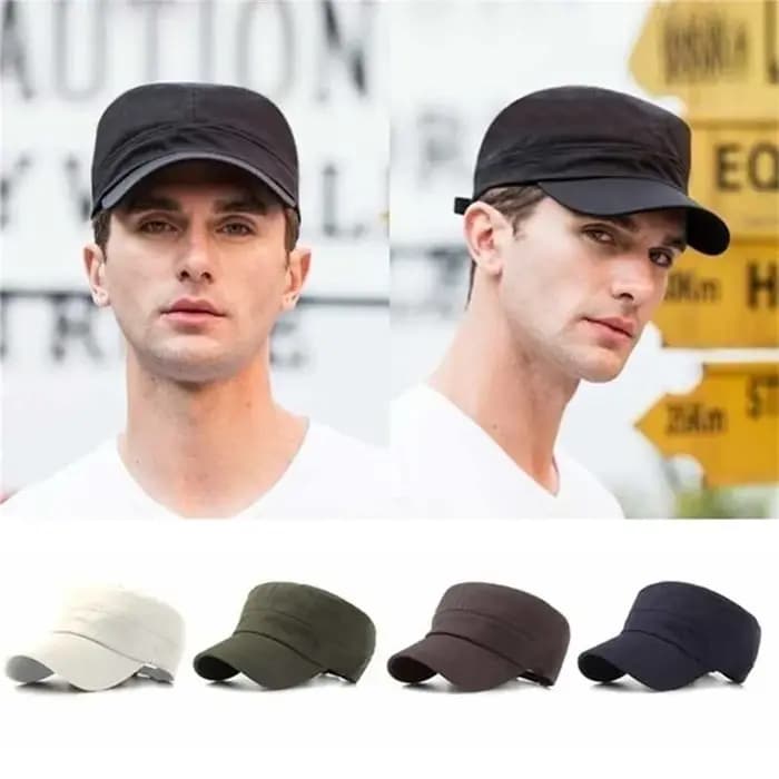 Chapeau de style cadet militaire pour hommes