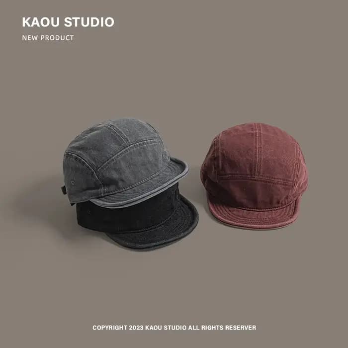 Casquette à bord souple rétro pour hommes