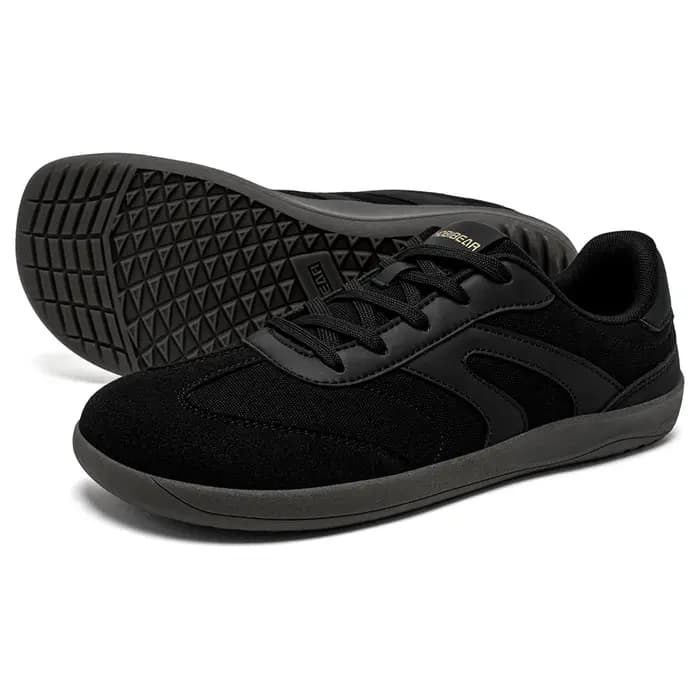 HOBIBEAR pieds nus baskets à bout large unisexe zéro goutte minimaliste chaussures en toile antidéra