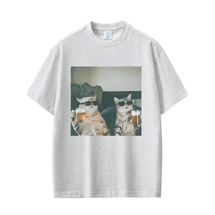T-shirt à manches courtes en coton pour hommes et femmes
