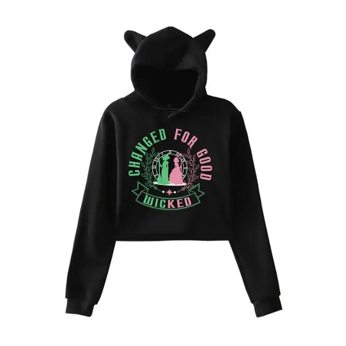Wicked Changed For Good Defy Gravity Vintage 90s Streetwear Hoodie