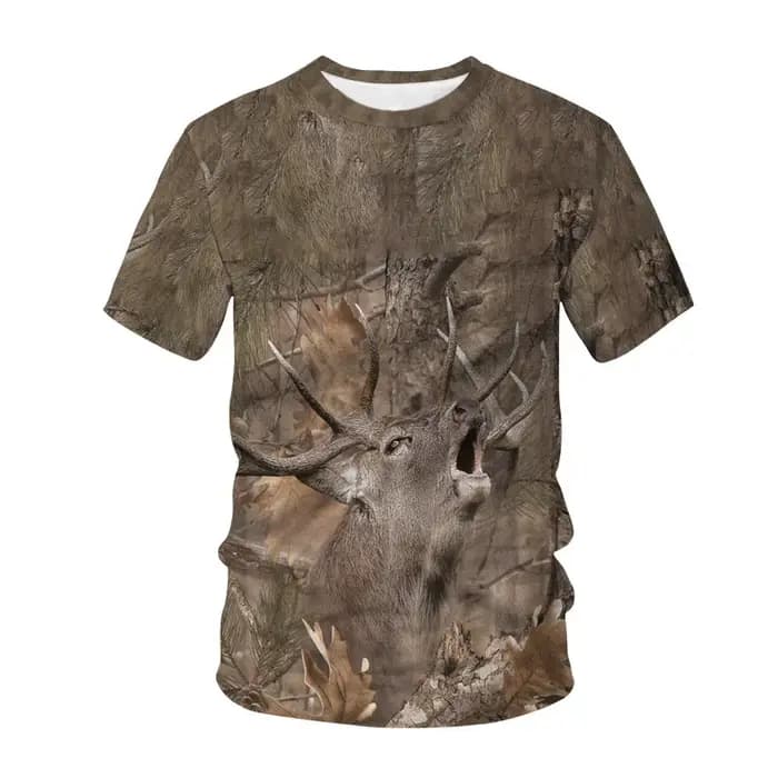 T-shirt de camouflage 3D pour hommes et femmes