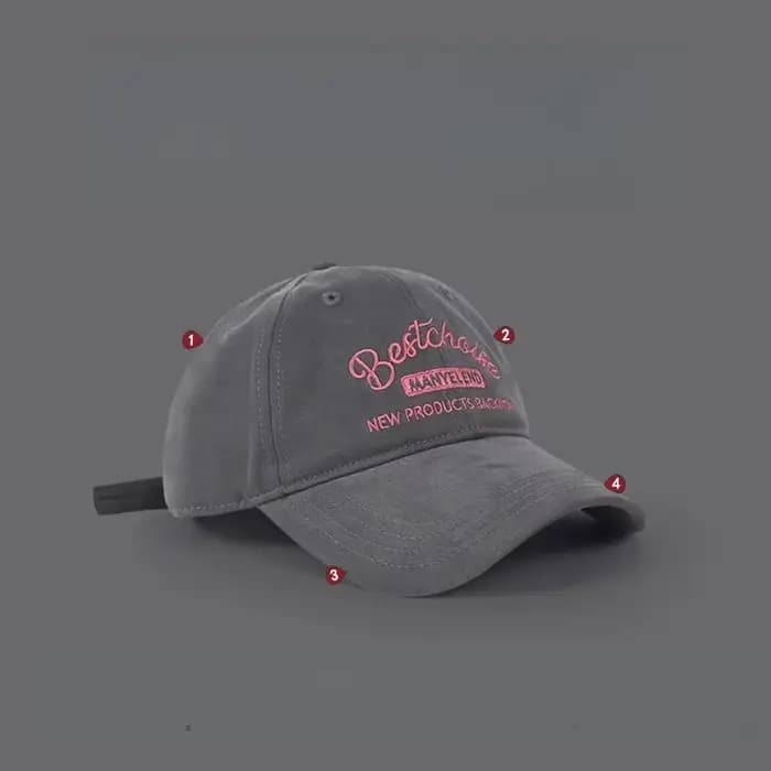 Casquette de baseball vintage pour femme - Visage amincissant couronne douce réglable Snapback années 90 rétro chapeau de soleil mode d'été style unisexe