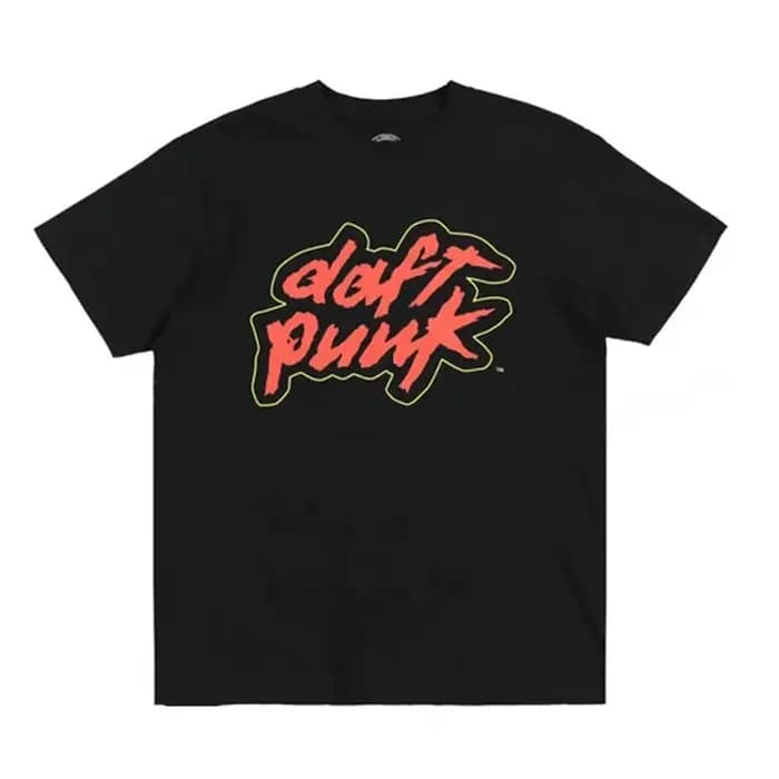 T-shirt Daft Punk en Coton pour Homme, Vêtement de Haute Qualité, Style Hip Hop, Université, Pop Cul