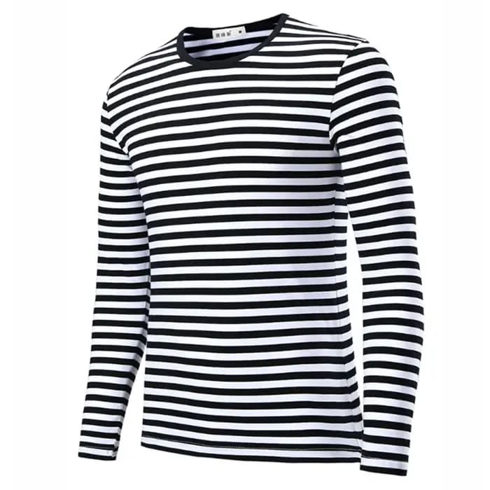 T-shirt à manches longues en coton pour hommes et femmes