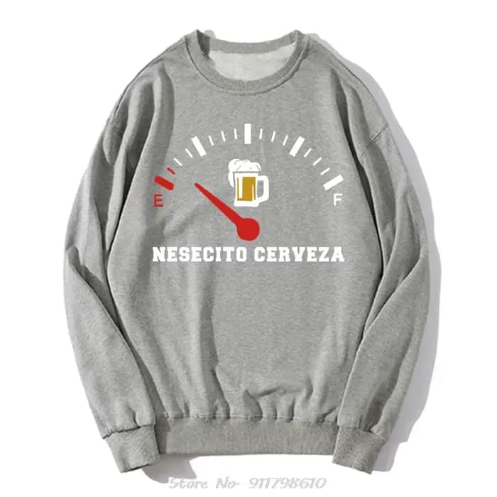 CerLiza-Sweat à capuche en coton avec citation espagnole drôle pour hommes
