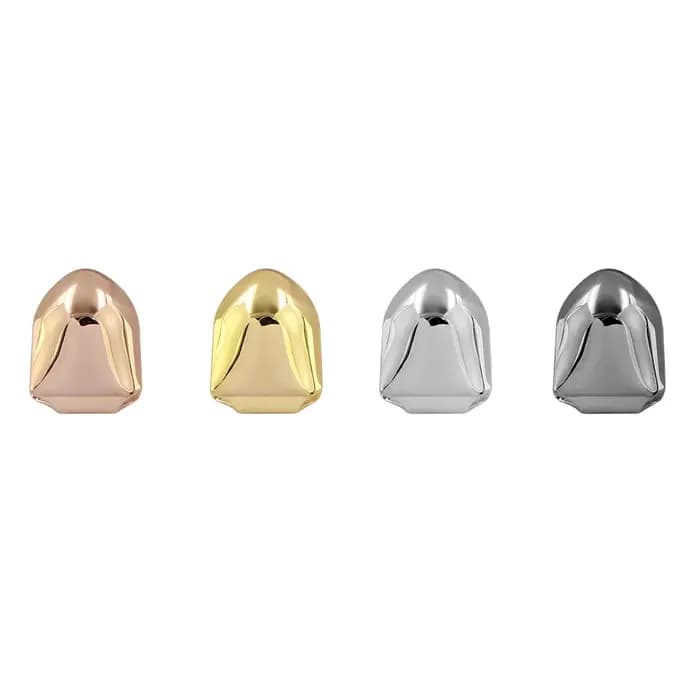 GUCY nouveau capuchon Grillz à dents simples Hip Hop gril supérieur et inférieur