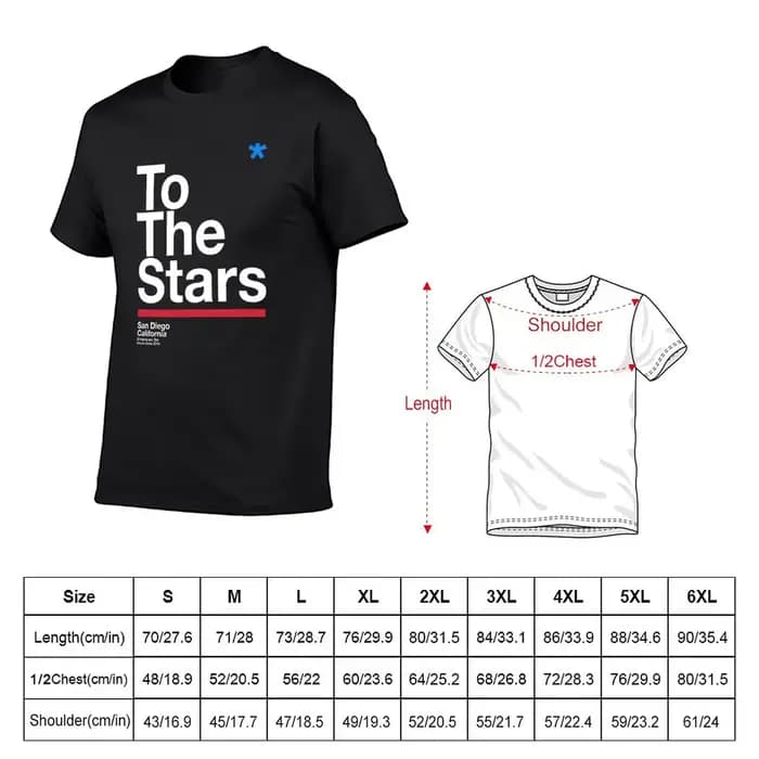 To The Stars T-Shirt vêtements mignons sweat sublime hommes t-shirts graphiques