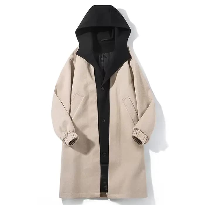 Trench-Coat à capuche pour hommes