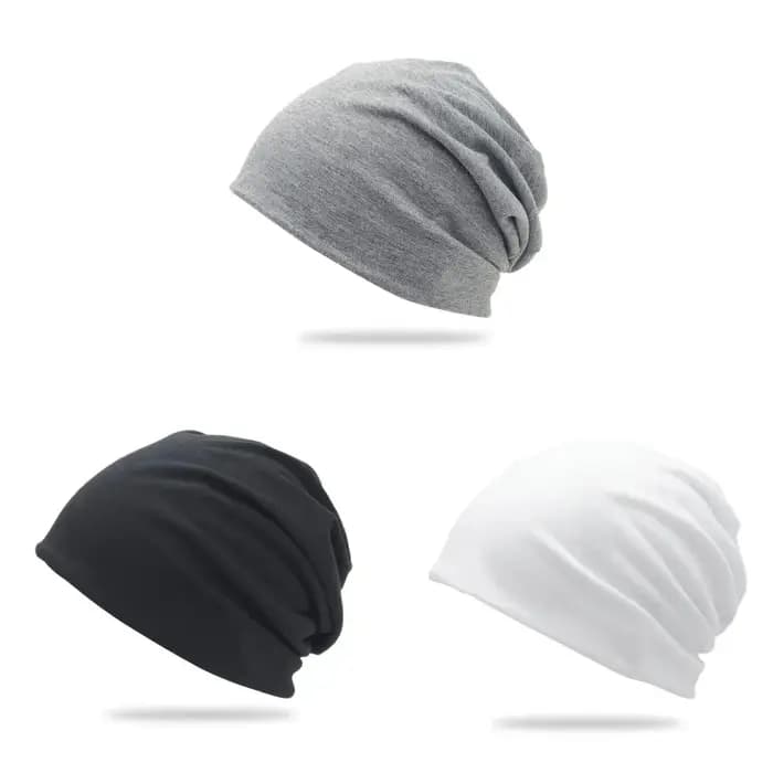 Bonnet uni, design en tricot fin, tendance, simple et décontracté