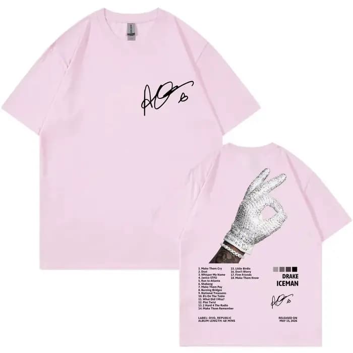 T-shirt de l'album Iceman du rappeur Drake