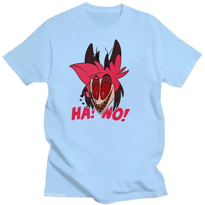 T-shirt en coton imprimé dessin animé Angel Dust