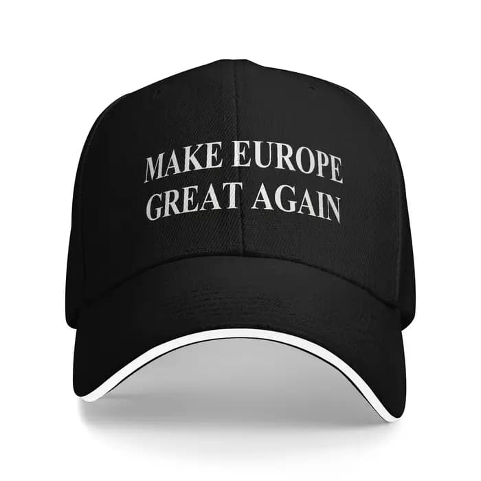 Casquette de baseball d'été « Make Europe Great Again » pour hommes et femmes