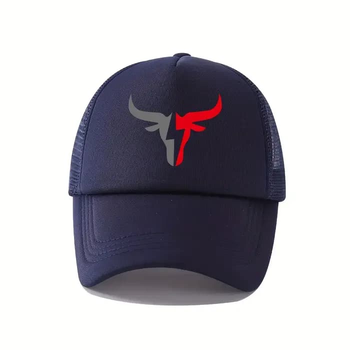 Casquette de baseball pour homme avec imprimé tête de bœuf