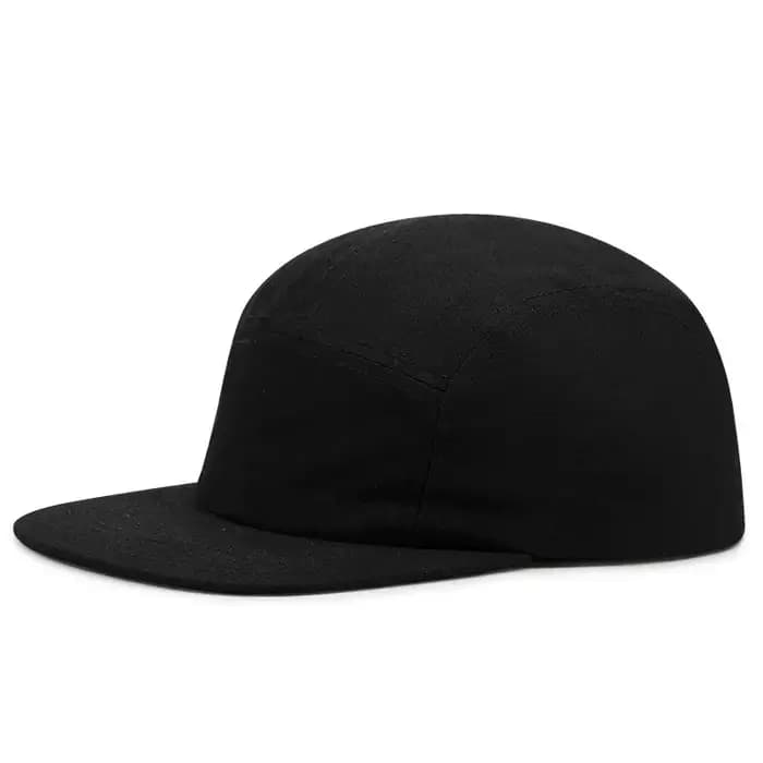 Logo personnalisé 5 panneaux casquettes Snapback pour hommes réglable bord plat lavé coton Camping chapeaux unisexe