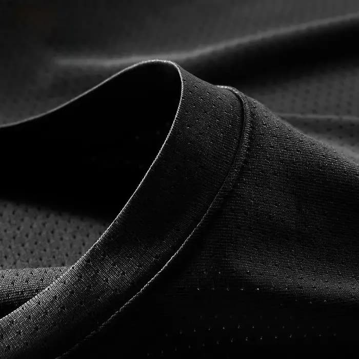 T-shirt à manches courtes en maille verte pour hommes