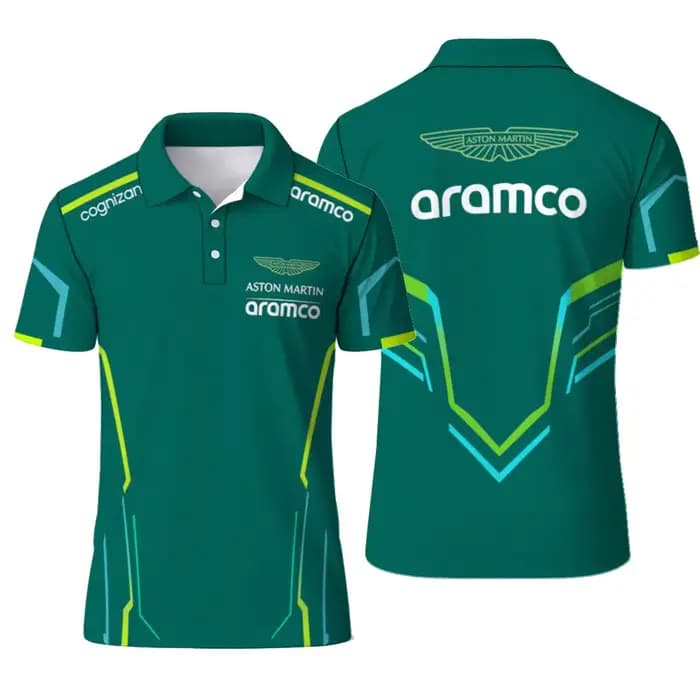 Polo pour homme de l'équipe Aston Martin Racing
