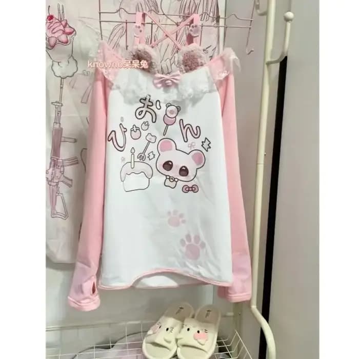 T-shirt imprimé Anime Kawaii Arcane pour femme