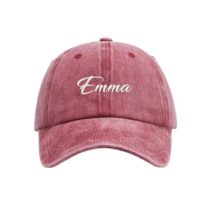 Casquette de baseball brodée sur mesure