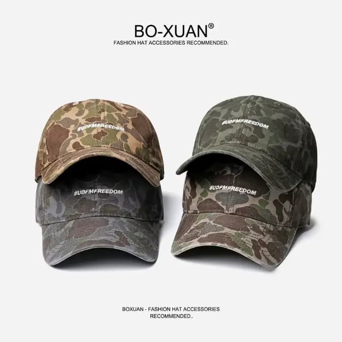 CamSolomon-Casquette de Baseball Verte à Bords Incurvés pour Homme