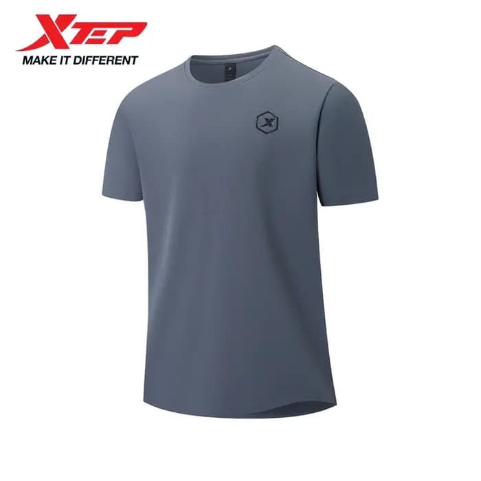 Xtep T-Shirt à manches courtes et col rond pour hommes