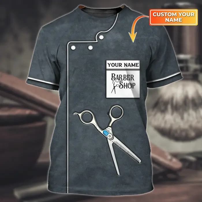 T-shirt unisexe avec nom personnalisé pour homme