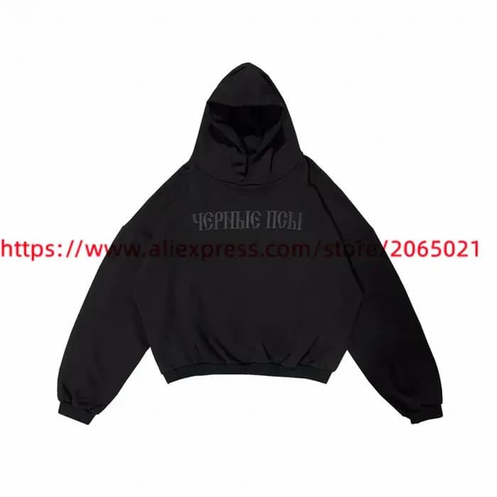 Vultures YZY Kanye sweat à capuche imprimé russe hommes femmes 1:1 pulls Vintage de haute qualité