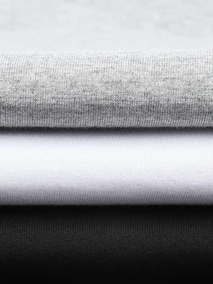 T-shirt en coton uni à col rond pour homme 2026 MRMT – Haut décontracté