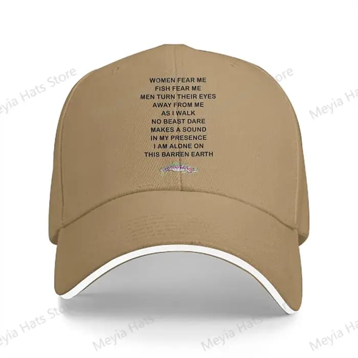 Casquette de baseball unisexe Want Me Fish