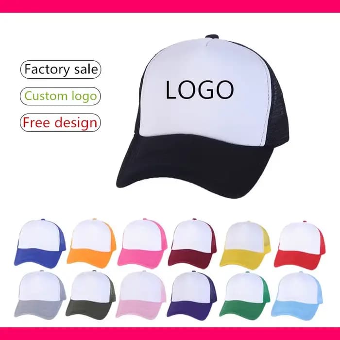 Chapeaux de camionneur personnalisés casquettes de baseball de sport en mousse polyester Logo imprimé broderie