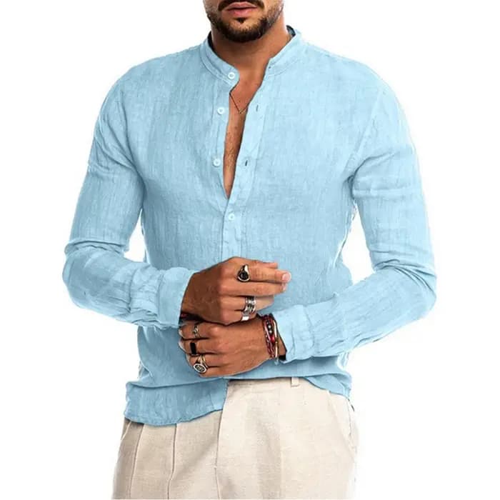 Chemises à manches longues pour hommes