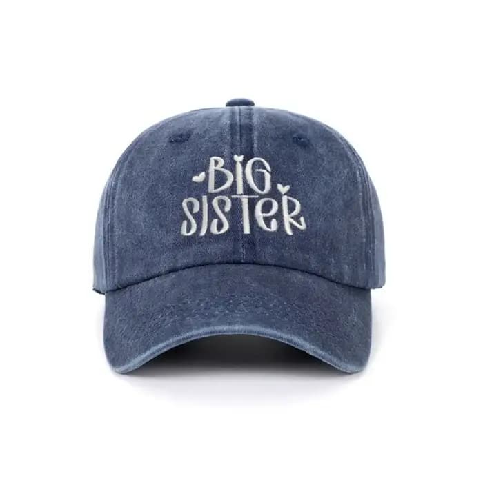Casquettes de baseball ajustables en coton lavé style vintage pour frères et sœurs