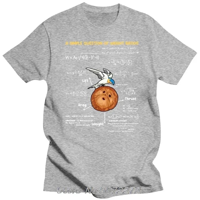 T-shirts pour hommes une question Simple professeur de mathématiques créatif Monty Python coton t-shirt unisexe