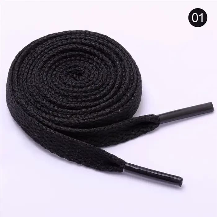 26 couleurs lacets noir blanc lacets Sneaker Shoestring pas d'élasticité lacet plat loisirs femmes L