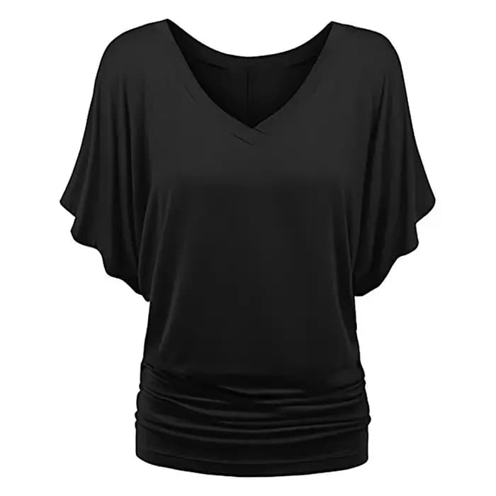 T-shirt chauve-souris classique décontracté
