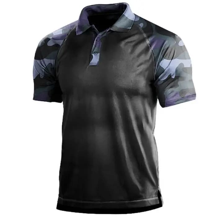 Mode Camouflage graphique polos pour hommes