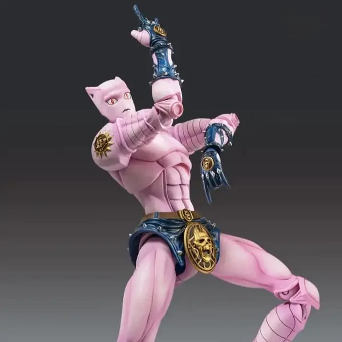 Hot Killer Queen Jojo Bizarre Adventure Part 4 Diamond Is Unbreakable Super Action Statue Boxed Collectible Anime Model Toy