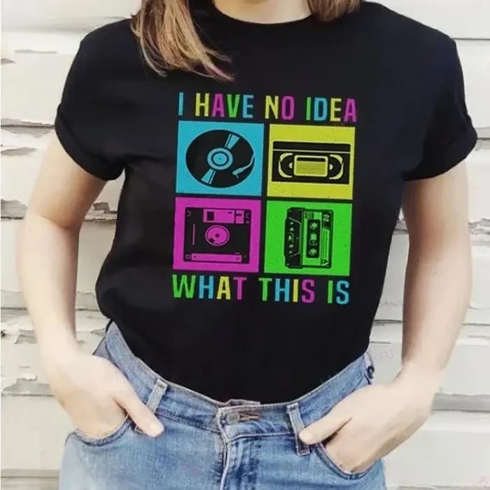 T-shirt « Back To 90s I Love 90 » - Né dans les années 80