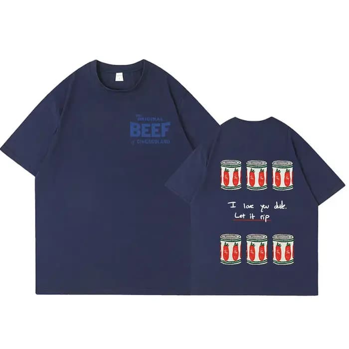 L'ours série TV l'origine boeuf de Chicagoland T-shirt Harajuku hommes femmes vêtements mode décontracté coton surdimensionné t-shirts