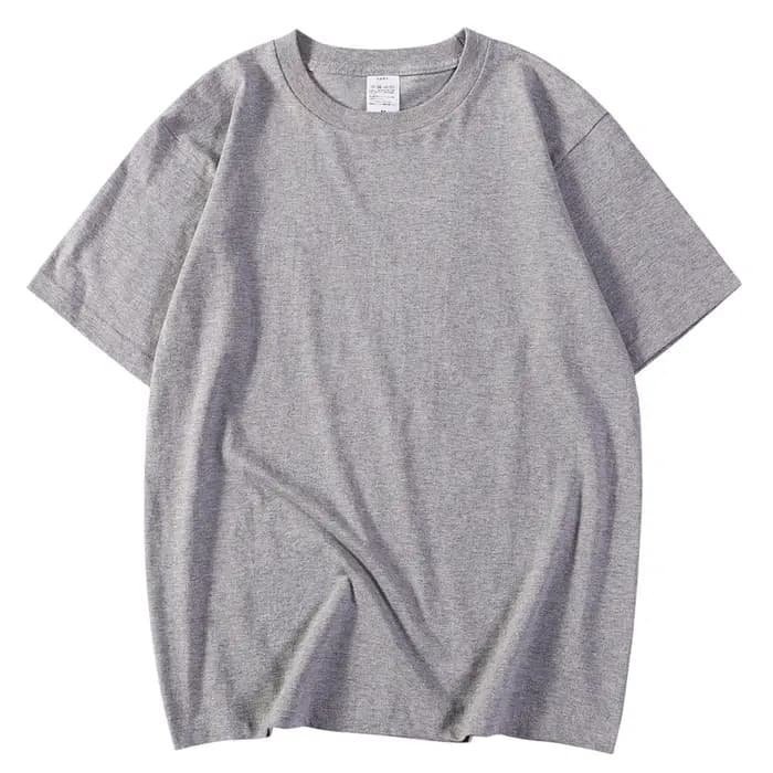 Gris couleur unie vêtements hommes t-shirts de haute qualité nouveau t-shirt été décontracté couverture en coton Hip