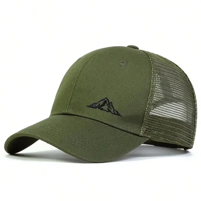 Casquettes de baseball brodées unisexes, filet de montagne, chapeaux décontractés réglables, chapeau