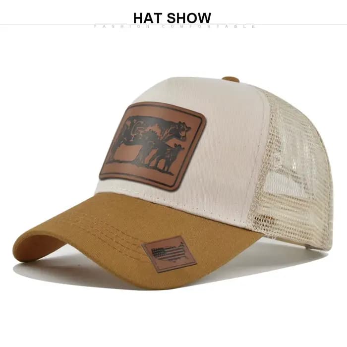 Casquettes de baseball de luxe à motif animal (taureau)
