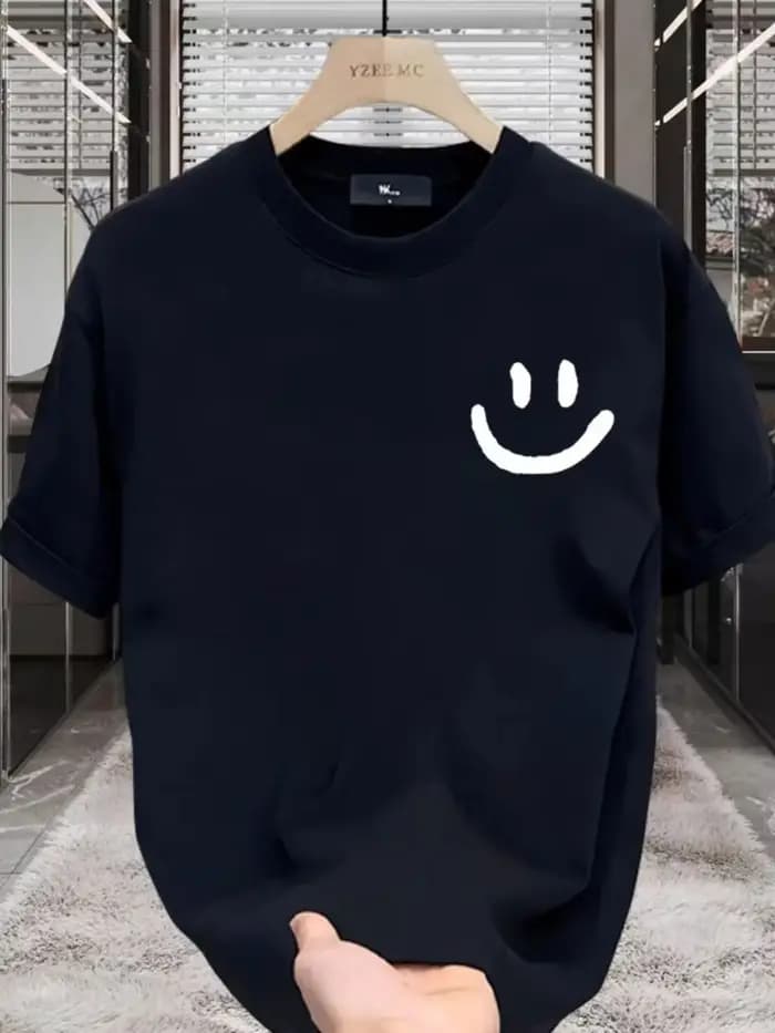 T-shirt imprimé pour homme - 100% coton