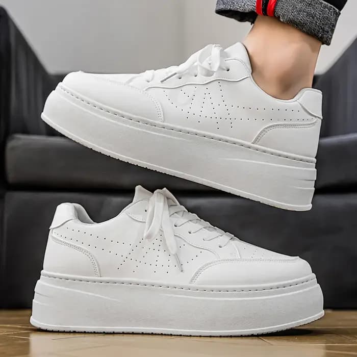 Baskets blanches pour hommes