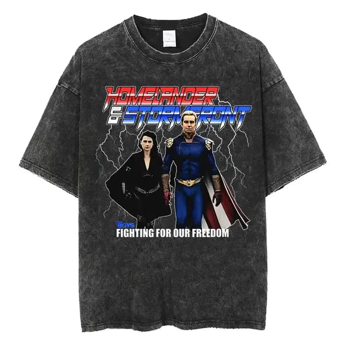 Hommes vêtements limitée Homelander Era Tour lavé nouveauté