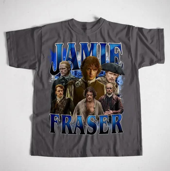 Unisexe années 90 style Jamie Fraser Vintage T-Shirt